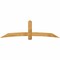 Ekena Millwork Bellingham Rough Sawn Timber Gable Bracket, Western Red Cedar, 96"W x 28"H x 2"D x 6"F, 7/12 Pitch GBW096X28X0206BEL00RWR - alternate 1